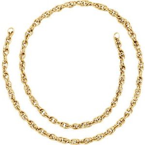 2.3 mm Rope Chain by the Inch